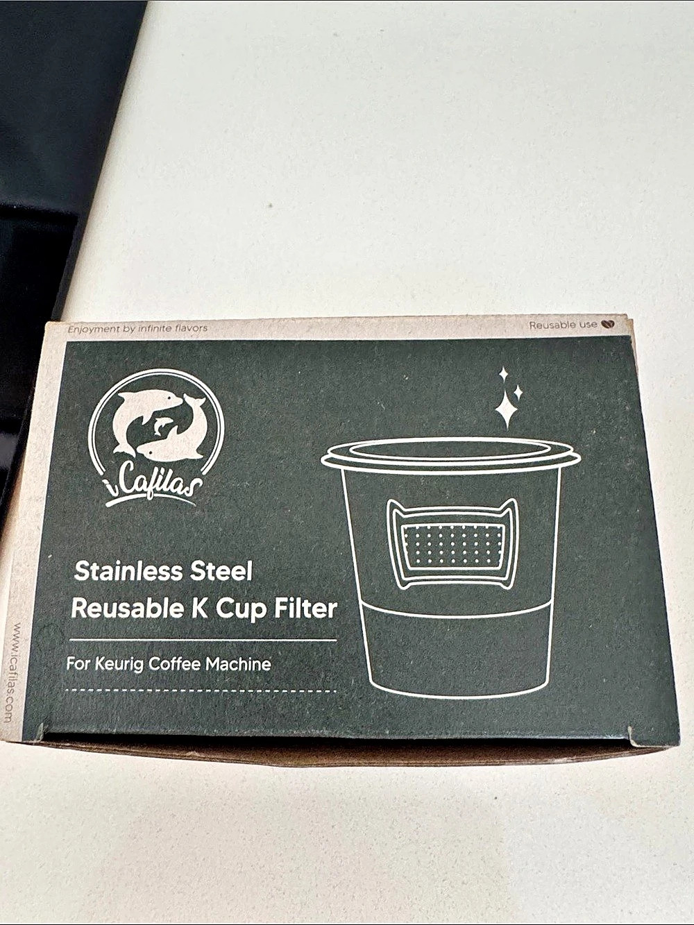 Cafilas Stainless Steel Reusable K Cup Filter Reusable K-Cup Filter